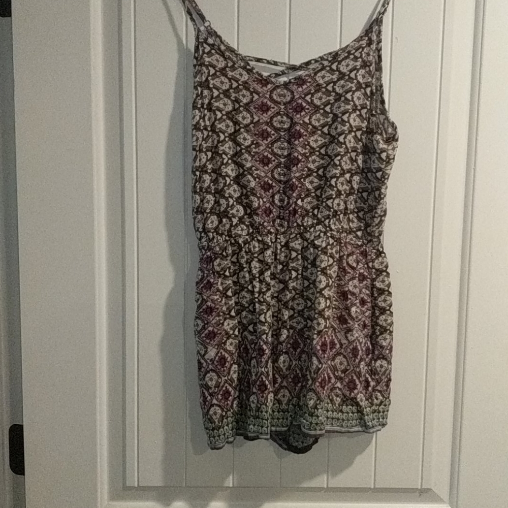 Women's tank top romper size large